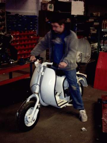 Tony's first Lambretta